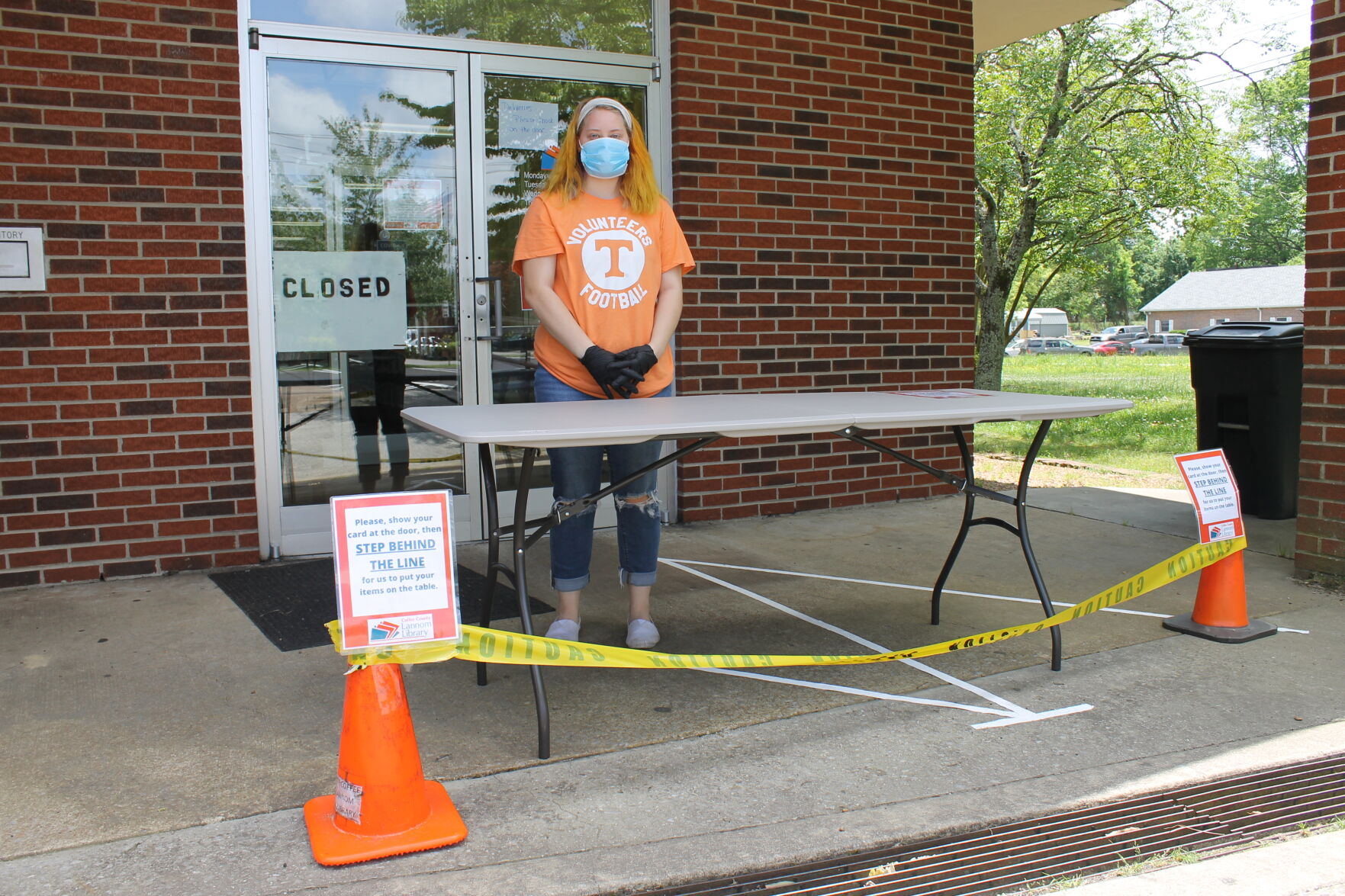 Library curbside Alise Clark.JPG